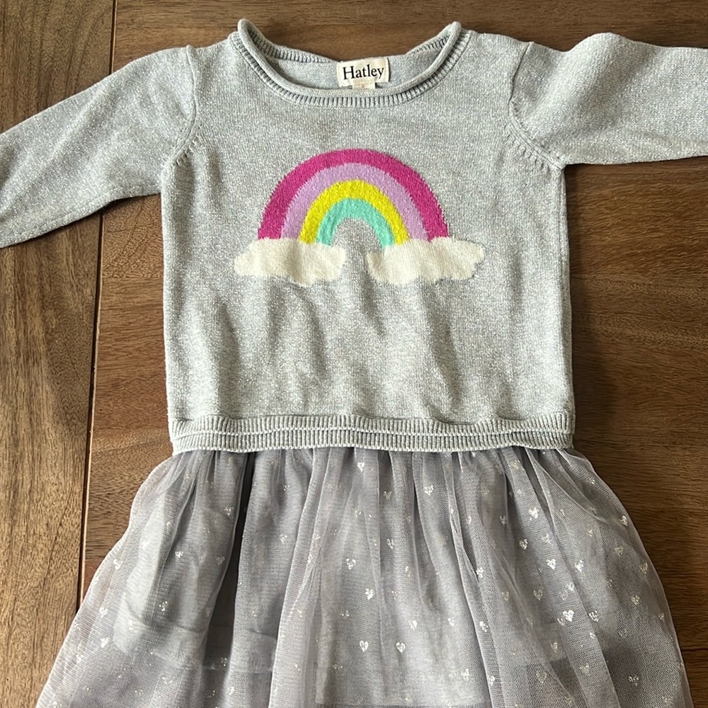 Hatley Baby Rainbow Sweater Dress Size 2T